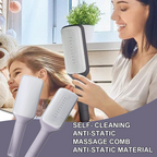 BrushPop™ - Premium Self-Cleaning Hair Brush